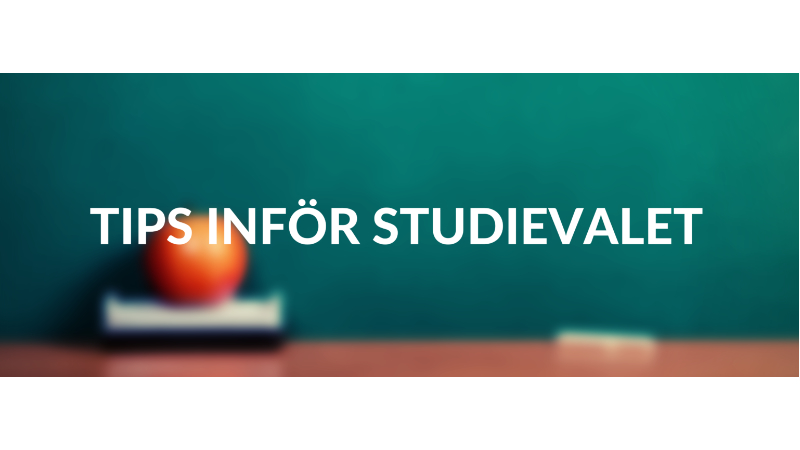 Tips inför studievalet