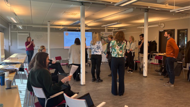 Företagarfrukost och tango