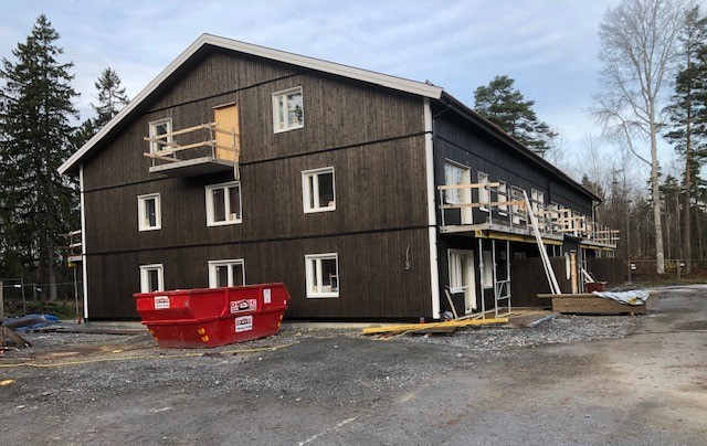 Bygget fortsätter på Campus Roslagen