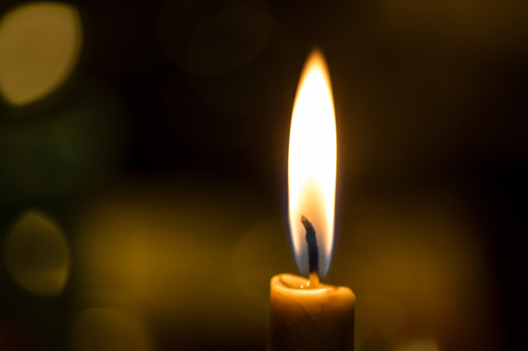 Levande ljus - glöm ej släcka