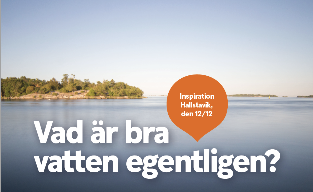 Vad är bra vatten egentligen?