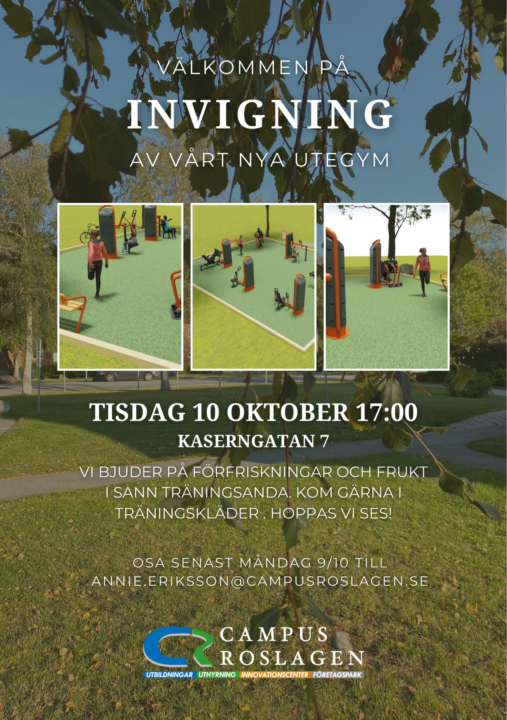 Inbjudan utegym