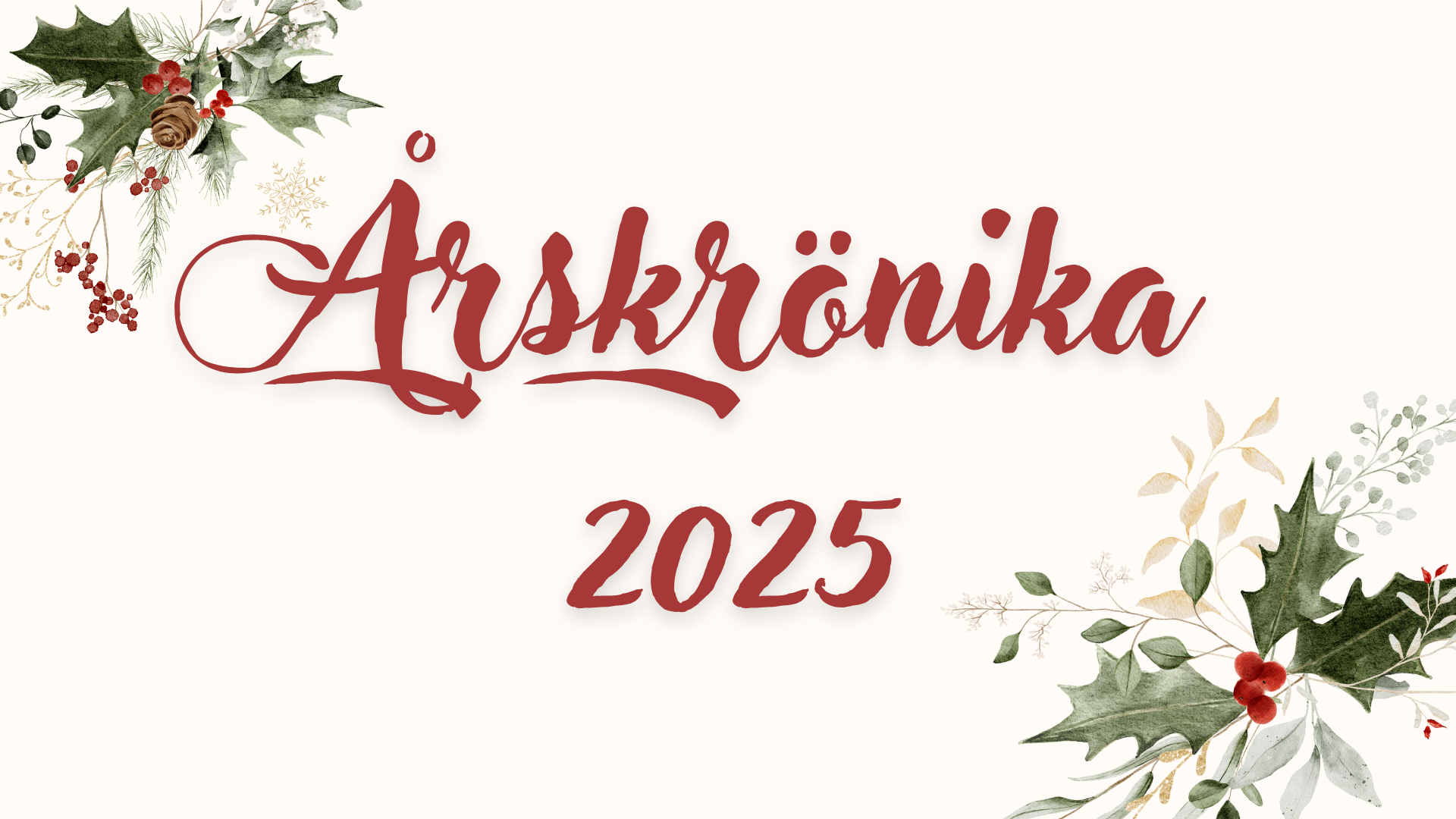 Årskrönika 2025