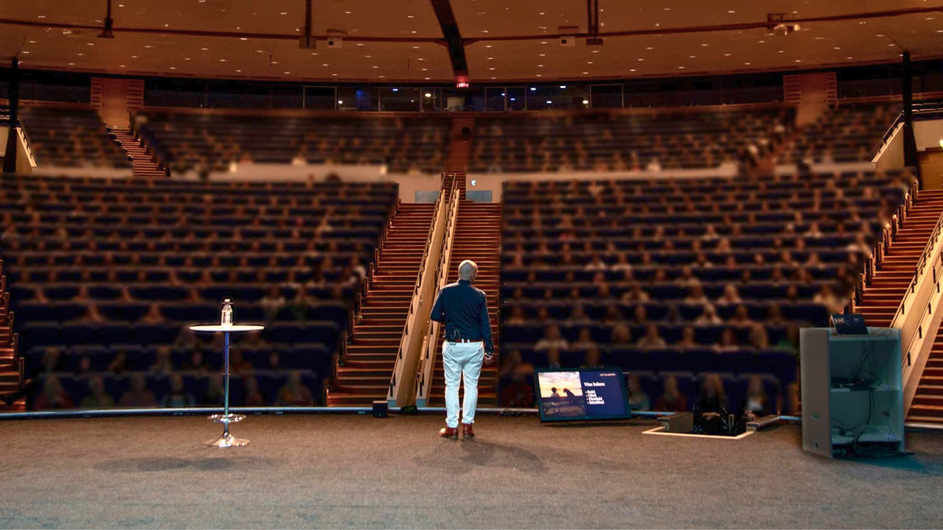 Niclas Lerneberger på scen